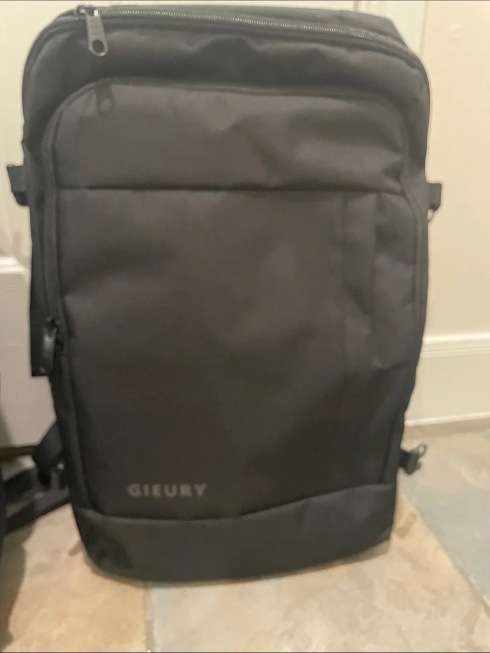 BUNDLE - Black Men's Travel Backpack - Sleek Carry Bag